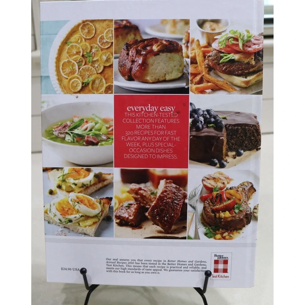 Better Homes and Gardens Annual Recipes 2010 Hardcover Cookbook 320+ Recipes